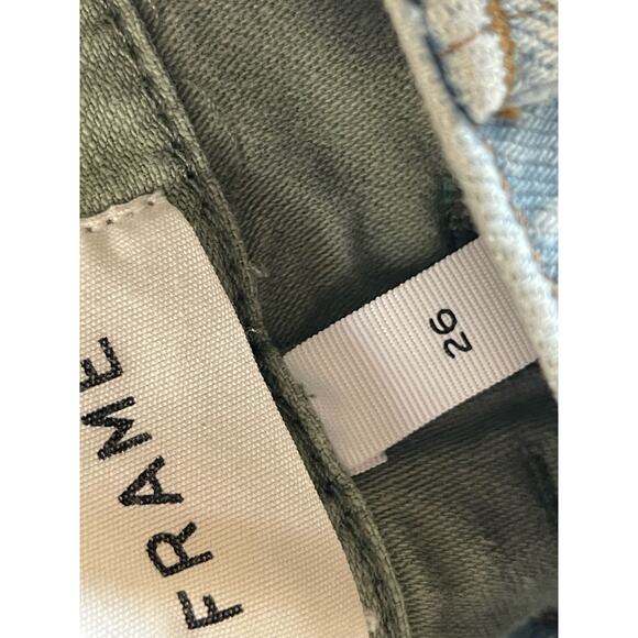 FRAME Two Tone Straight Leg Jeans Size 26 - Picture 10 of 10